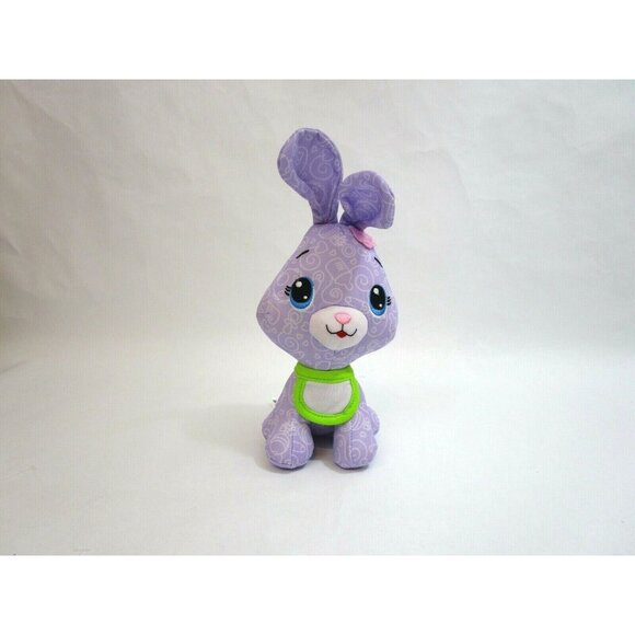 Bunny Rabbit 7" Plush Fisher Price Doodle Babies Purple Washable Stuffed Animal - Picture 3 of 9